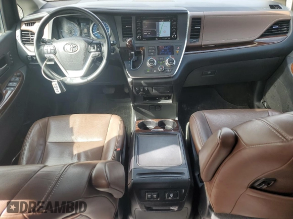 2018 Toyota Sienna XLE with VIN 5TDDZ3DC5JS203056, listed as a Copart auction lot 50611015 with 225,584 mi miles and Salvage Title. Bid and sale history available at carsss.com. Image 8.