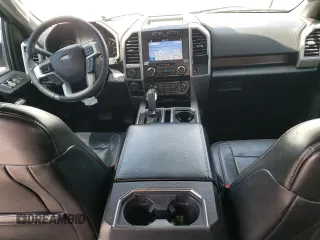 2017 Ford F-150 XL with VIN 1FTEW1EG5HFB85770, listed as a Copart auction lot 55435495 with 202,450 mi miles and Salvage title. Bid and sale history available at DreamBid. Image 8.
