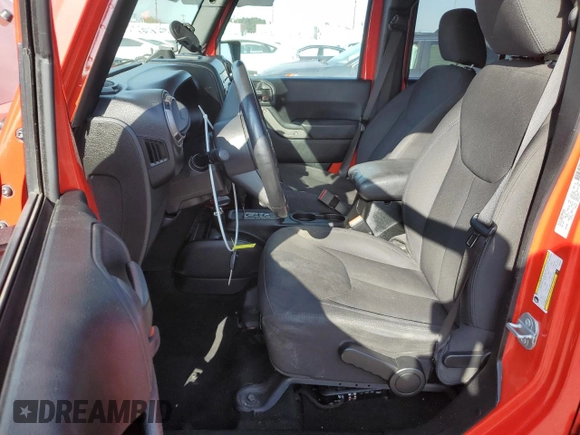 2018 Jeep Wrangler JK Unlimited Sport S with VIN 1C4HJWDGXJL855671, listed as a Copart auction lot 84122204 with 86,527 mi miles and Salvage Title. Bid and sale history available at carsss.com. Image 7.