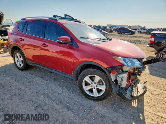 2013 Toyota RAV4 XLE with VIN 2T3RFREV0DW115794, listed as a Copart auction lot 63698815 with Not provided miles and Salvage title. Bid and sale history available at DreamBid. Image 4.
