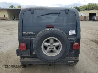 1997 Jeep Wrangler SE with VIN 1J4FY29P4VP486190, listed as a Copart auction lot 72914794 with 125,406 mi miles and Clean Title. Bid and sale history available at carsss.com. Image 6.
