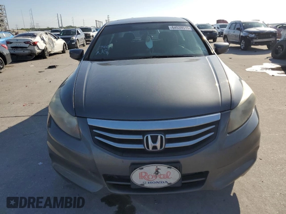 2012 Honda Accord EX with VIN 1HGCP2F7XCA010592, listed as a Copart auction lot 64539515 with 284,296 mi miles and Salvage title. Bid and sale history available at DreamBid. Image 5.