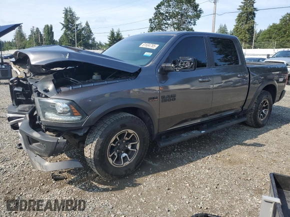 2017 Ram 1500 Rebel with VIN 1C6RR7YT9HS672005, listed as a Copart auction lot 61604785 with 158,772 mi miles and Clean title. Bid and sale history available at DreamBid. Image 1.