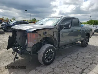 2021 Nissan Titan Platinum Reserve с VIN 1N6AA1FB7MN512375, выставлен на аукционе Copart как лот 58006765 с пробегом 36 959 миль миль и Списание • Salvage title. История ставок и продаж доступна на DreamBid. Изображение 1.