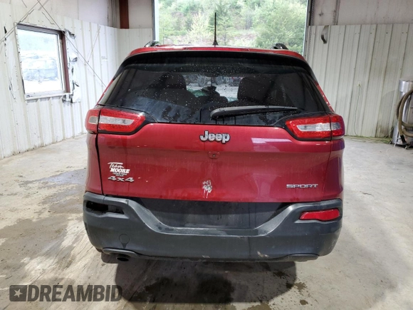 2017 Jeep Cherokee Sport z VIN 1C4PJMAB9HW632569, wystawiony jako Copart lot #54710555 z przebiegiem 109 800 mil mil oraz Szkoda całkowita • Salvage title. Historia ofert i sprzedaży dostępna na DreamBid. Obrazek 6.