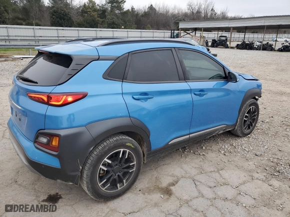 2018 Hyundai Kona Ultimate with VIN KM8K5CA59JU088526, listed as a Copart auction lot 45756415 with 51,756 mi miles and Salvage Title. Bid and sale history available at carsss.com. Image 3.