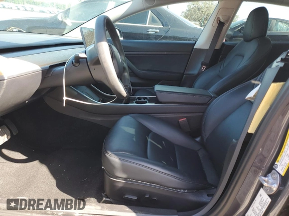 2020 Tesla Model 3 Standard Range Plus with VIN 5YJ3E1EA0LF784854, listed as a Copart auction lot 54994055 with 43,055 mi miles and Non Repairable. Bid and sale history available at DreamBid. Image 7.