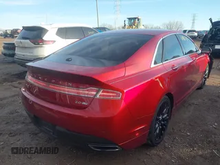 2013 Lincoln MKZ with VIN 3LN6L2J91DR823046, listed as a IAAI auction lot 41096934 with 131,015 mi miles. Bid and sale history available at carsss.com. Image 4.