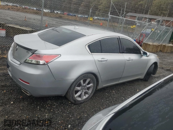 2013 Acura TL Tech with VIN 19UUA8F53DA003153, listed as a Copart auction lot 51757355 with 211,611 mi miles and Salvage Title. Bid and sale history available at carsss.com. Image 3.