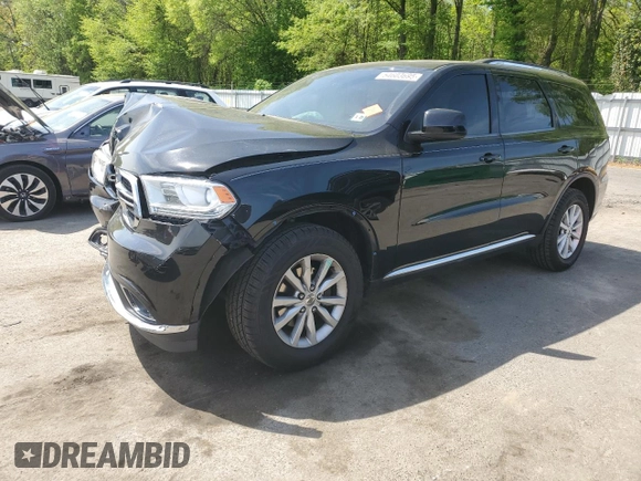 2020 Dodge Durango SXT Plus with VIN 1C4RDJAG9LC330011, listed as a Copart auction lot 54603695 with 53,314 mi miles and Salvage title. Bid and sale history available at DreamBid. Image 1.