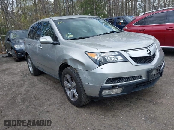 2010 Acura MDX Technology Pkg with VIN 2HNYD2H64AH516221, listed as a IAAI auction lot 41996039 with 215,562 mi miles. Bid and sale history available at carsss.com. Image 1.