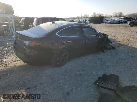 2022 Subaru Legacy Touring XT with VIN 4S3BWGP65N3012516, listed as a Copart auction lot 51309015 with 43,856 mi miles and Salvage title. Bid and sale history available at DreamBid. Image 3.