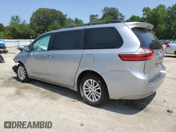 2015 Toyota Sienna XLE with VIN 5TDYK3DC9FS559460, listed as a Copart auction lot 59599405 with Not provided miles and Salvage title. Bid and sale history available at DreamBid. Image 2.
