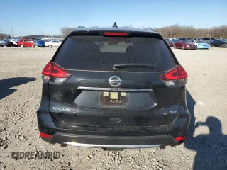 2019 Nissan Rogue SV with VIN JN8AT2MT8KW258556, listed as a Copart auction lot 46705905 with 38,178 mi miles and Salvage Title. Bid and sale history available at DreamBid. Image 6.