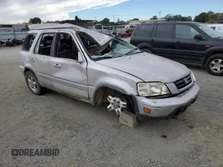 2001 Honda CR-V SE with VIN JHLRD18751C033260, listed as a Copart auction lot 76145264 with 246,276 mi miles and Salvage Title. Bid and sale history available at carsss.com. Image 4.