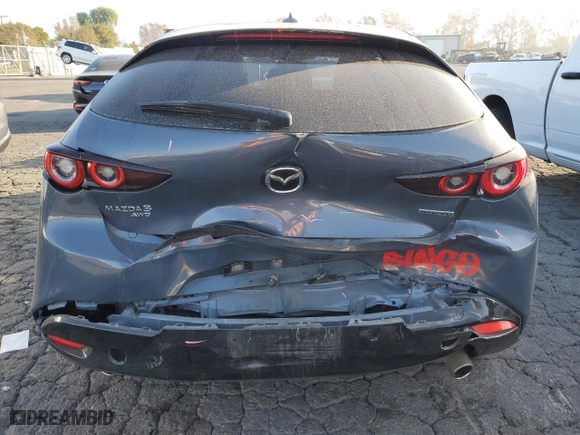 2023 Mazda Mazda3 Hatchback 2.5 S Premium with VIN JM1BPBMM2P1607471, listed as a Copart auction lot 86925954 with 37,313 mi miles and Salvage Title. Bid and sale history available at carsss.com. Image 6.