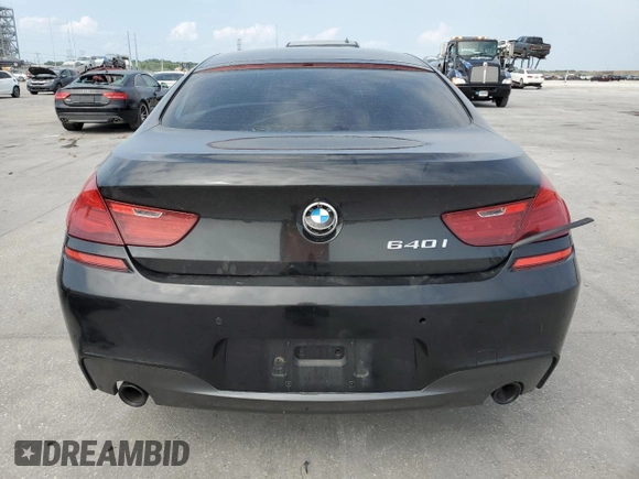 2018 BMW 6 Series 640i with VIN WBA6D0C52JG852944, listed as a Copart auction lot 54681154 with 111,650 mi miles and Salvage Title. Bid and sale history available at carsss.com. Image 6.