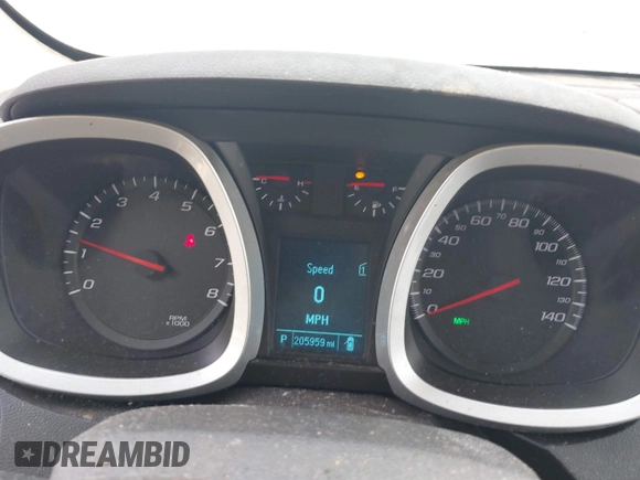 2012 Chevrolet Equinox LT w/1LT with VIN 2GNALDEK2C6207828, listed as a IAAI auction lot 42001301 with 205,959 mi miles. Bid and sale history available at carsss.com. Image 7.