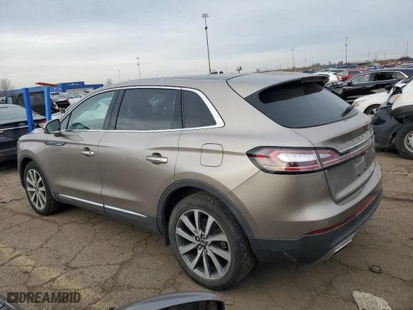 2020 Lincoln Nautilus Reserve with VIN 2LMPJ6K91LBL15015, listed as a Copart auction lot 86098974 with 22,627 mi miles and Salvage Title. Bid and sale history available at carsss.com. Image 2.