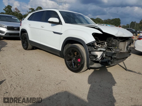 2020 Volkswagen Atlas SE with VIN 1V23C2CA8LC227989, listed as a Copart auction lot 78435574 with 122,537 mi miles and Salvage title. Bid and sale history available at DreamBid. Image 4.