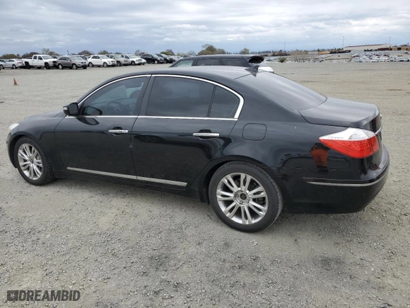 2010 Hyundai Genesis with VIN KMHGC4DF7AU071553, listed as a Copart auction lot 48318205 with 118,062 mi miles and Salvage Title. Bid and sale history available at carsss.com. Image 2.