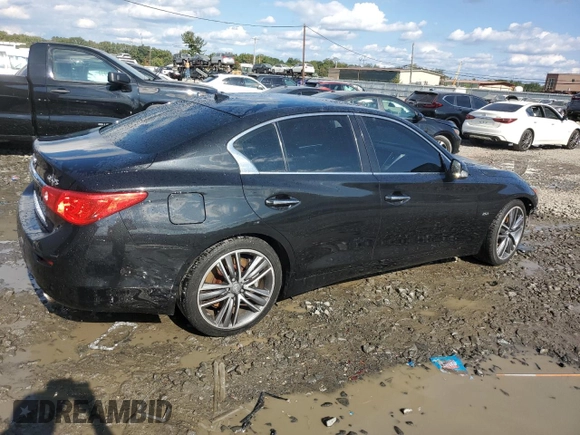 2017 Infiniti Q50 2.0t Sport with VIN JN1CV7AR2HM680236, listed as a Copart auction lot 71917884 with 84,212 mi miles and Salvage Title. Bid and sale history available at carsss.com. Image 3.