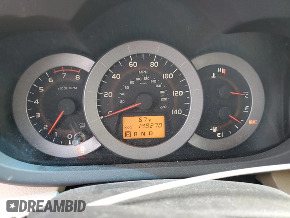 2009 Toyota RAV4 with VIN 2T3ZF31V99W006454, listed as a Copart auction lot 48226975 with 149,270 mi miles and Salvage title. Bid and sale history available at DreamBid. Image 9.