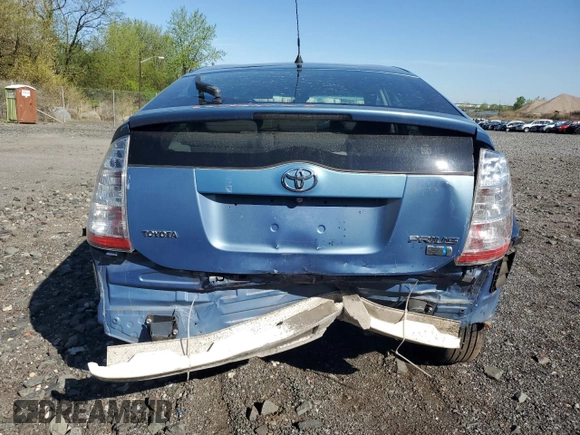 2008 Toyota Prius with VIN JTDKB20U187790770, listed as a Copart auction lot 54724145 with 0 mi miles and Salvage Title. Bid and sale history available at carsss.com. Image 6.