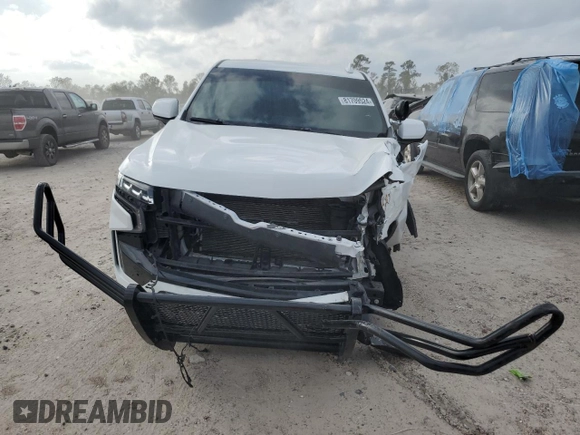 2022 Chevrolet Tahoe Commercial with VIN 1GNSCLED9NR301647, listed as a Copart auction lot 81709524 with 42,407 mi miles and Salvage title. Bid and sale history available at DreamBid. Image 5.
