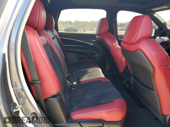 2019 Acura MDX Technology with VIN 5J8YD4H00KL016897, listed as a Copart auction lot 49585635 with 77,427 mi miles and Salvage title. Bid and sale history available at DreamBid. Image 11.
