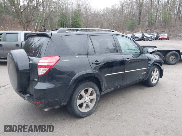 2010 Toyota RAV4 Ltd with VIN 2T3DK4DV9AW019409, listed as a IAAI auction lot 41215041 with 120,323 mi miles. Bid and sale history available at carsss.com. Image 4.