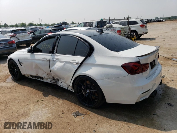 2018 BMW M3 z VIN WBS8M9C57J5J79220, wystawiony jako Copart lot #56683123 z przebiegiem 37 456 mil mil oraz . Historia ofert i sprzedaży dostępna na DreamBid. Obrazek 2.