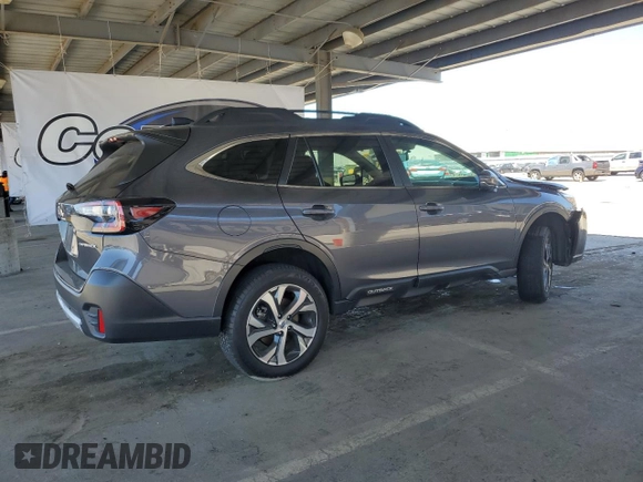 2022 Subaru Outback Limited with VIN 4S4BTAMCXN3215249, listed as a Copart auction lot 56157475 with 36,110 mi miles and Salvage title. Bid and sale history available at DreamBid. Image 3.