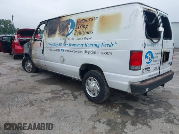 2014 Ford Econoline Cargo Commercial z VIN 1FTNE1EW5EDA07939, wystawiony jako IAAI lot #42202223 z przebiegiem Nie podano mil oraz . Historia ofert i sprzedaży dostępna na DreamBid. Obrazek 3.