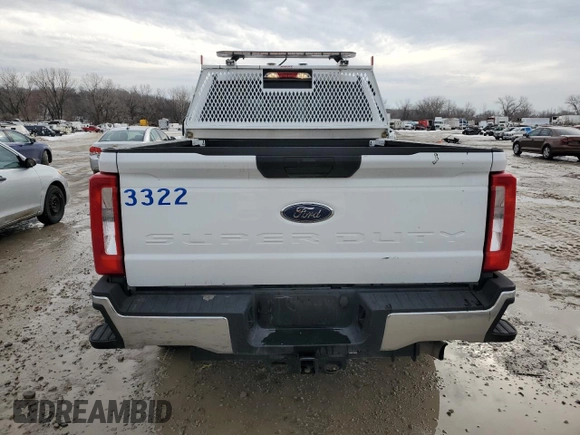 2024 Ford Super Duty F-250 SRW XL with VIN 1FT7W2BA6RED26092, listed as a Copart auction lot 88871925 with 2,282 mi miles and Salvage Title. Bid and sale history available at carsss.com. Image 6.