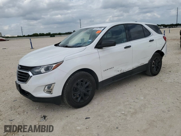 2019 Chevrolet Equinox LT with VIN 3GNAXKEV6KS505916, listed as a Copart auction lot 53357255 with 110,309 mi miles and Salvage Title. Bid and sale history available at DreamBid. Image 1.