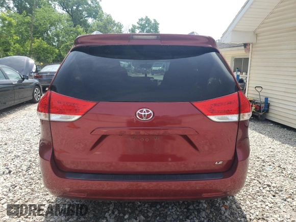2012 Toyota Sienna LE AAS with VIN 5TDKK3DC4CS192002, listed as a Copart auction lot 61831895 with 173,293 mi miles and Salvage title. Bid and sale history available at DreamBid. Image 6.