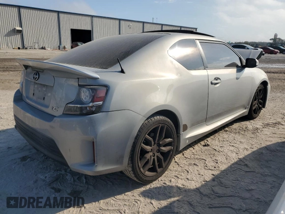 2014 Scion tC with VIN JTKJF5C7XE3068331, listed as a Copart auction lot 44684715 with 141,621 mi miles and Salvage Title. Bid and sale history available at carsss.com. Image 3.