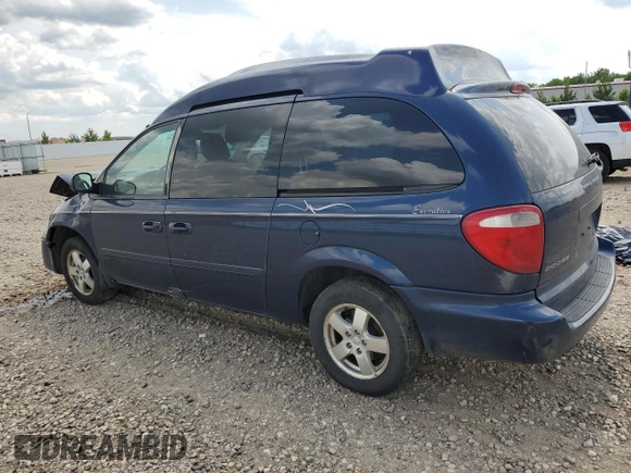 2005 Dodge Caravan SXT with VIN 2D4GP44L95R424704, listed as a Copart auction lot 61243925 with 190,608 mi miles and Salvage title. Bid and sale history available at DreamBid. Image 2.