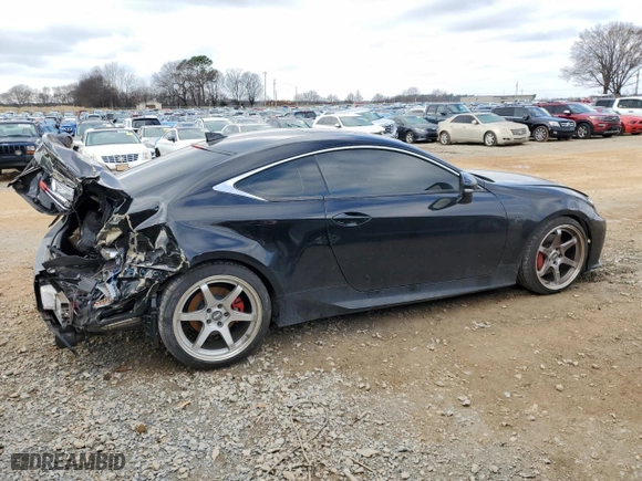 2017 Lexus RC with VIN JTHHE5BC3H5017154, listed as a Copart auction lot 85896454 with 72,410 mi miles and Salvage Title. Bid and sale history available at carsss.com. Image 3.