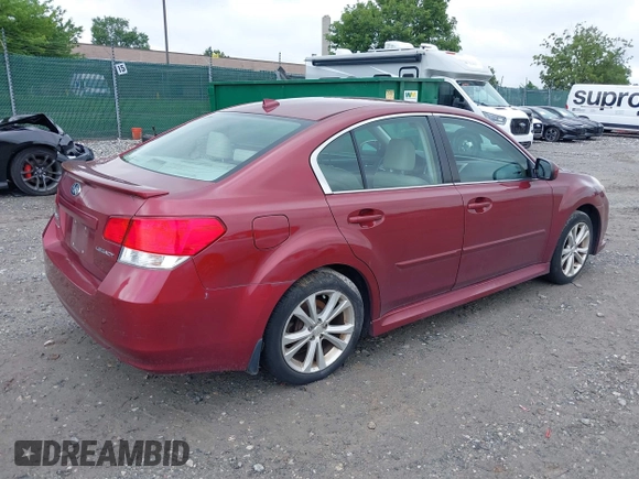 2013 Subaru Legacy Limited with VIN 4S3BMCK63D3017847, listed as a IAAI auction lot 42527942 with 157,551 mi miles and . Bid and sale history available at DreamBid. Image 4.