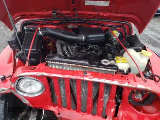 2002 Jeep Wrangler SE with VIN 1J4FA29P02P715013, listed as a Copart auction lot 48039035 with 193,583 mi miles and Salvage Title. Bid and sale history available at DreamBid. Image 11.