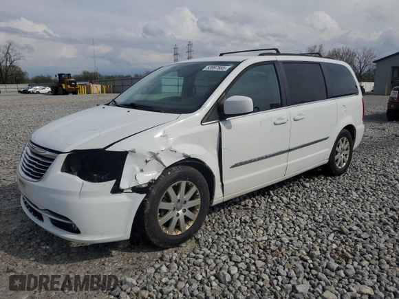 2014 Chrysler Town & Country Touring with VIN 2C4RC1BG3ER324409, listed as a Copart auction lot 53997885 with 197,620 mi miles and Salvage Title. Bid and sale history available at carsss.com. Image 1.