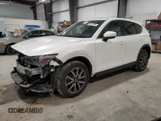 2018 Mazda CX-5 Grand Touring with VIN JM3KFBDM7J0392676, listed as a Copart auction lot 54327385 with 43,528 mi miles and Salvage Title. Bid and sale history available at DreamBid. Image 1.