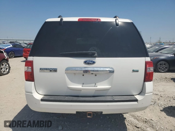 2014 Ford Expedition Max Limited z VIN 1FMJK2A54EEF00706, wystawiony jako Copart lot #87456134 z przebiegiem 143 382 mil mil oraz Szkoda całkowita • Salvage title. Historia ofert i sprzedaży dostępna na DreamBid. Obrazek 6.