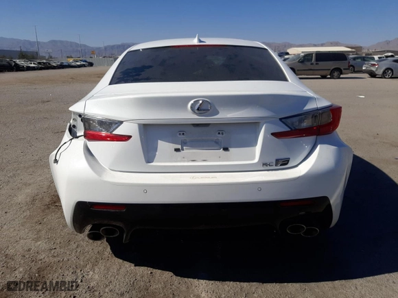 2017 Lexus RC F with VIN JTHHP5BC2H5005846, listed as a Copart auction lot 65489664 with NaN miles and Salvage Title. Bid and sale history available at carsss.com. Image 6.