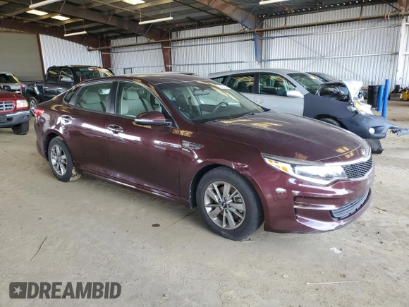 2016 Kia Optima LX Turbo with VIN 5XXGT4L11GG036452, listed as a Copart auction lot 50985605 with 106,581 mi miles and Clean Title. Bid and sale history available at carsss.com. Image 4.