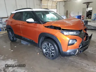 2022 Chevrolet TrailBlazer ACTIV with VIN KL79MVSL2NB063223, listed as a Copart auction lot 67947704 with 34,799 mi miles and Salvage Title. Bid and sale history available at DreamBid. Image 4.