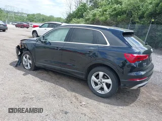 2022 Audi Q3 Premium with VIN WA1AUCF37N1031270, listed as a IAAI auction lot 42297083 with 36,620 mi miles and . Bid and sale history available at DreamBid. Image 3.