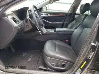 2018 Genesis G80 3.8L with VIN KMHGN4JE0JU238650, listed as a Copart auction lot 63099184 with 83,392 mi miles and Salvage Title. Bid and sale history available at carsss.com. Image 7.
